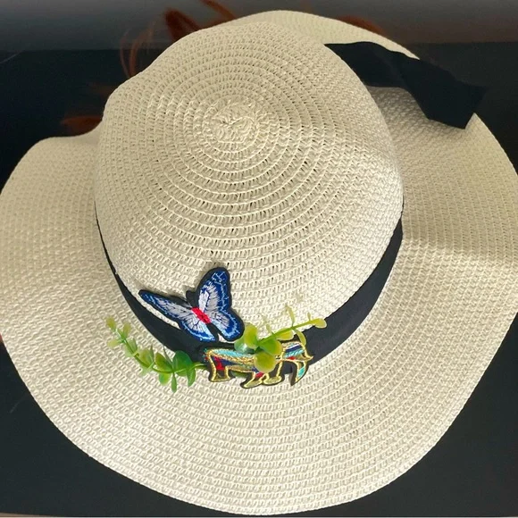 Boho Elephant Summer Beach Hat